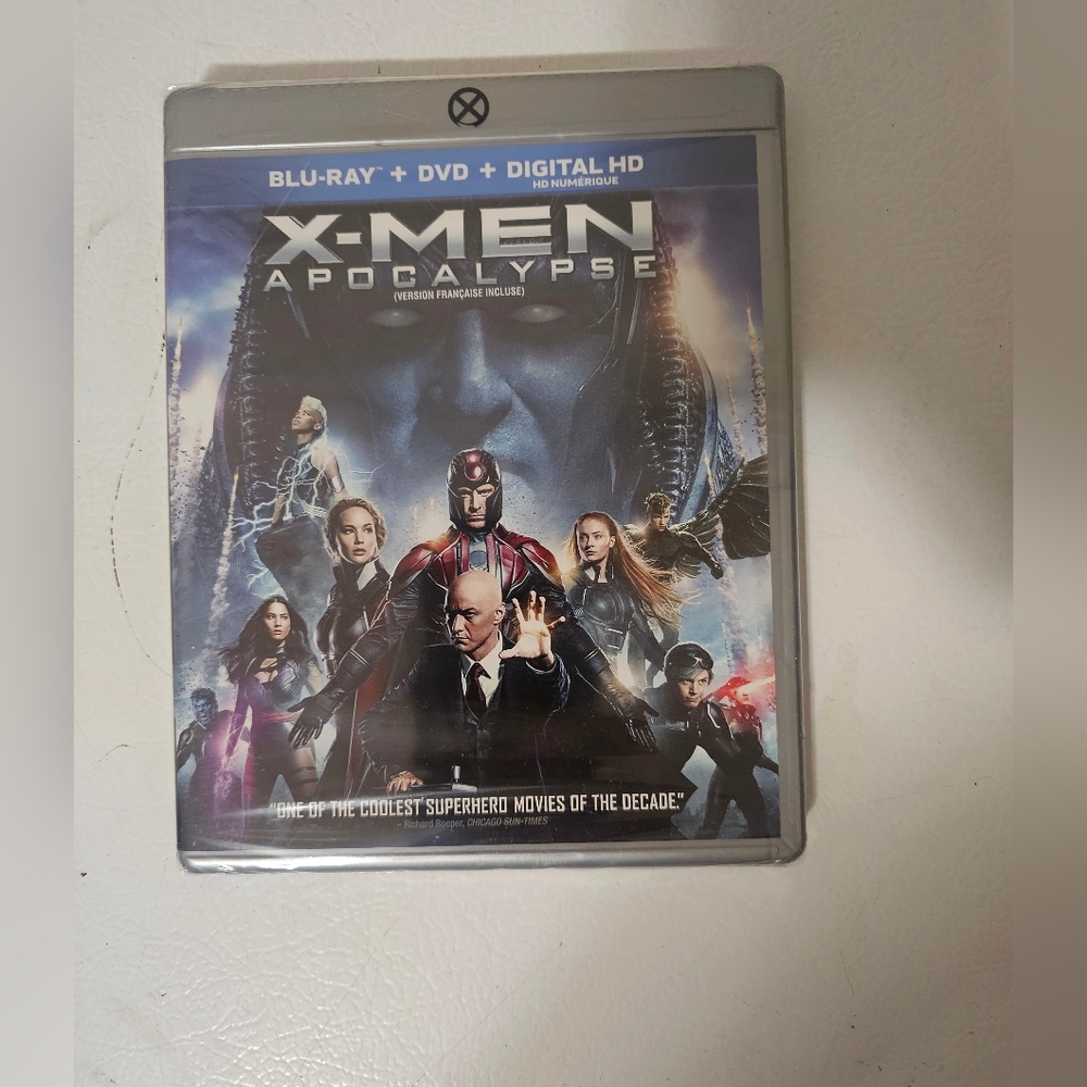 X-Men: Apocalypse (Blu-ray/DVD, 2016, 2-Disc Set)